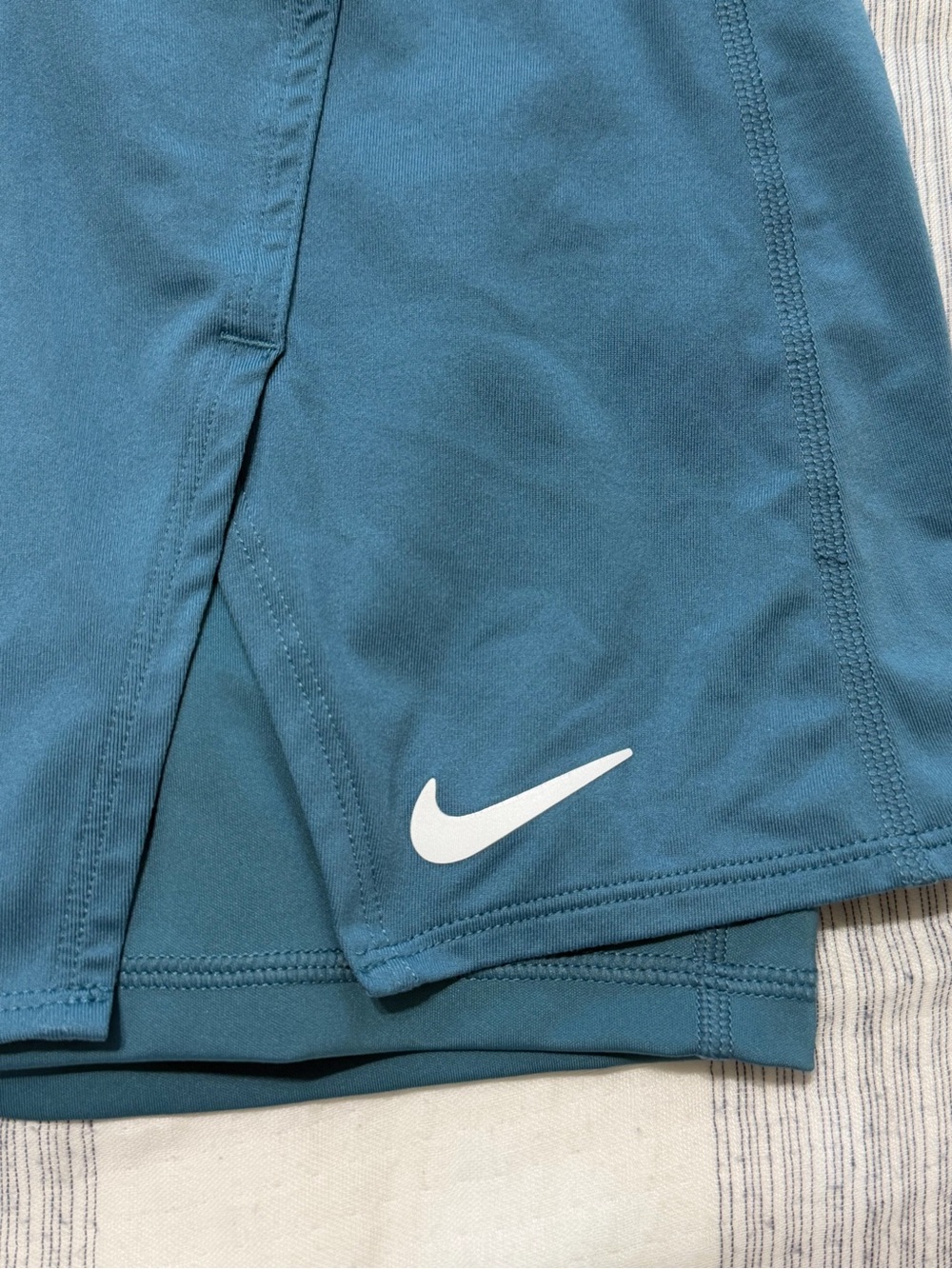 Nike Women's Teal Athletic Skort with Built-In Shorts - Picture 2 of 5